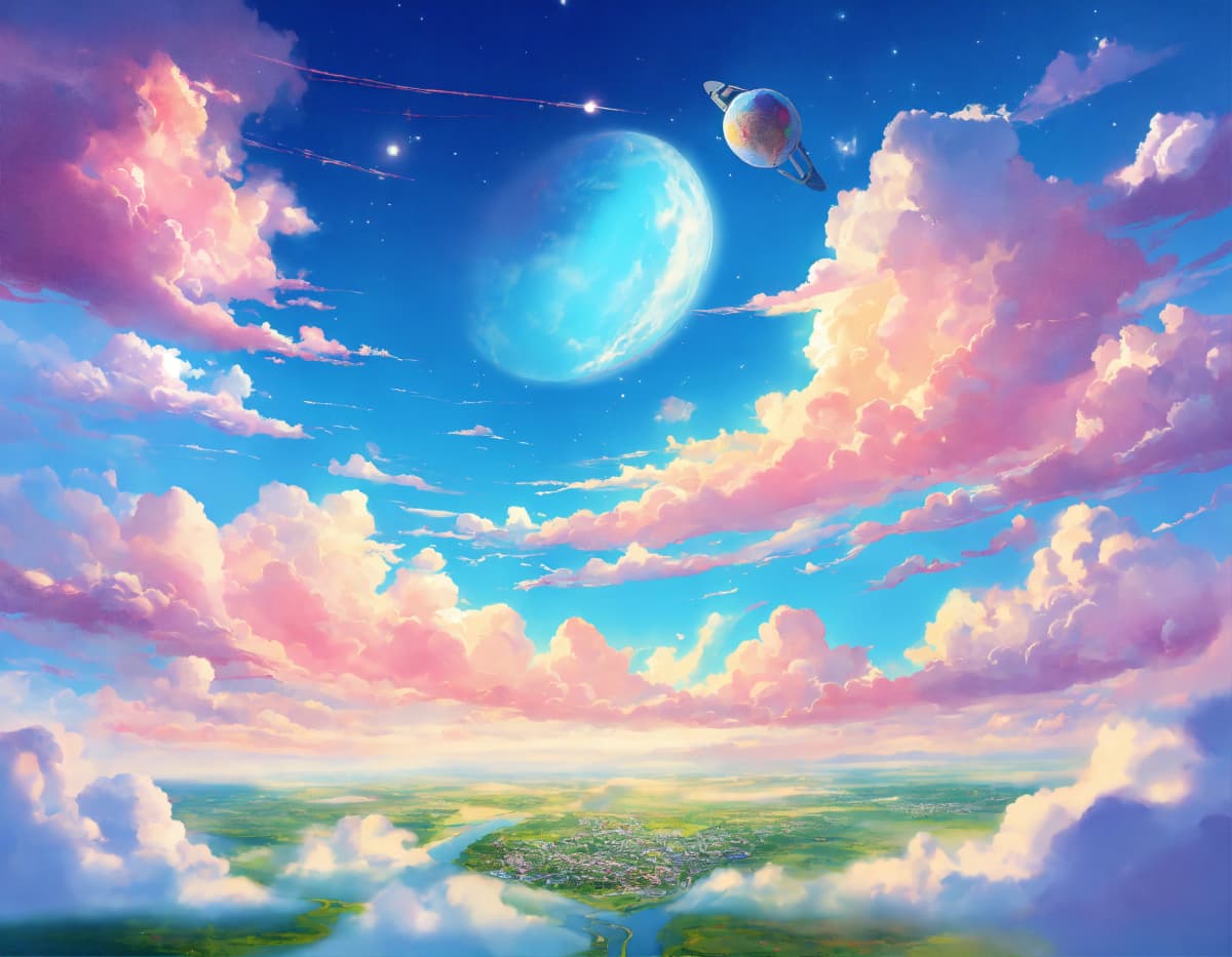 Children reading a magical story