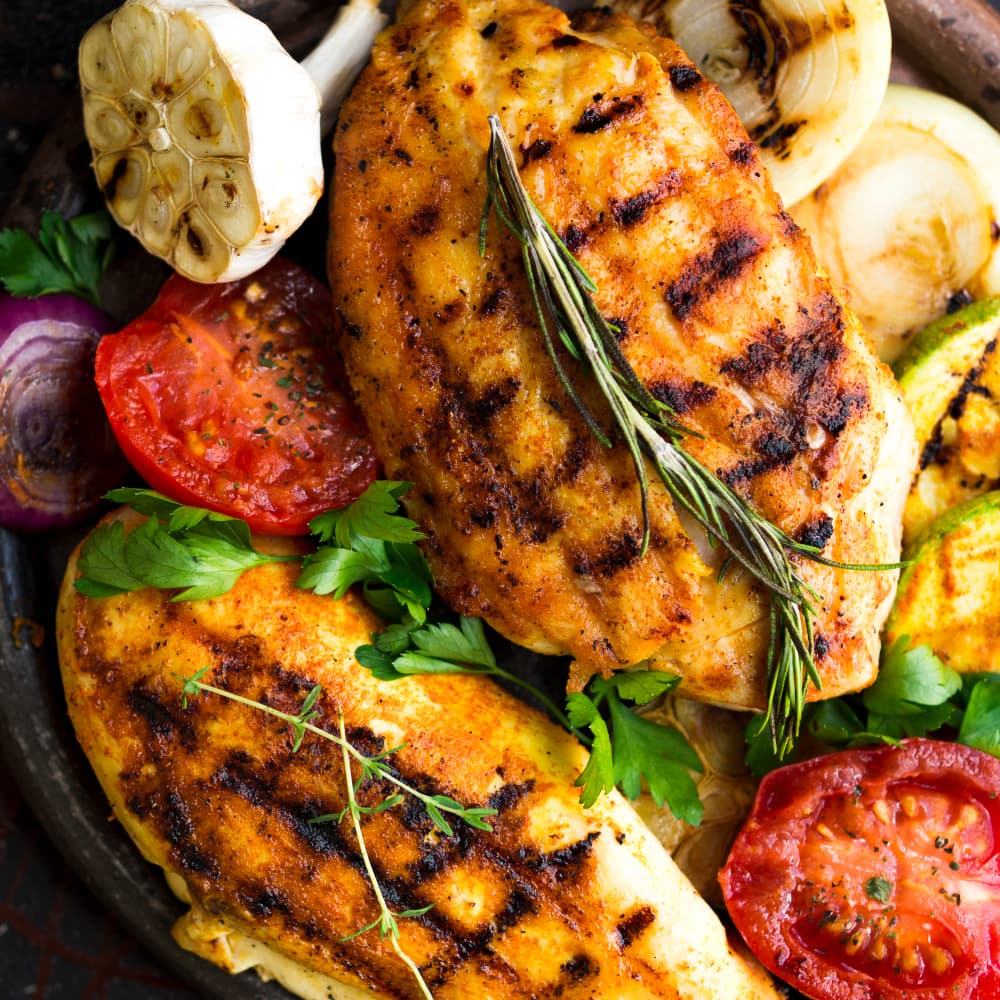 Grilled Lemon Herb Chicken